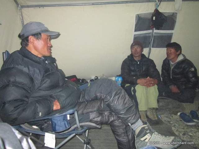 Moving back up to Advanced Base Camp